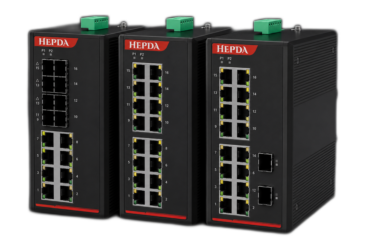 Unmanaged Network Switch 7 HUS-IDM-G16 Series